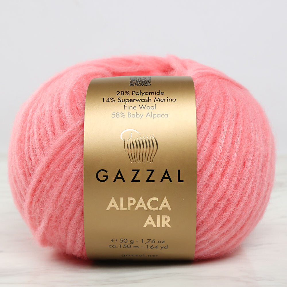Gazzal Alpaca Air Knitting Yarn, Pink - C:85