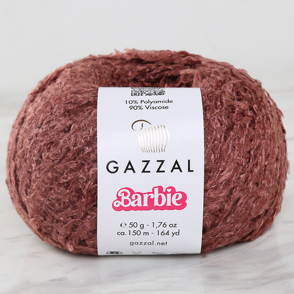 Gazzal Barbie Brown Yarn - 10707