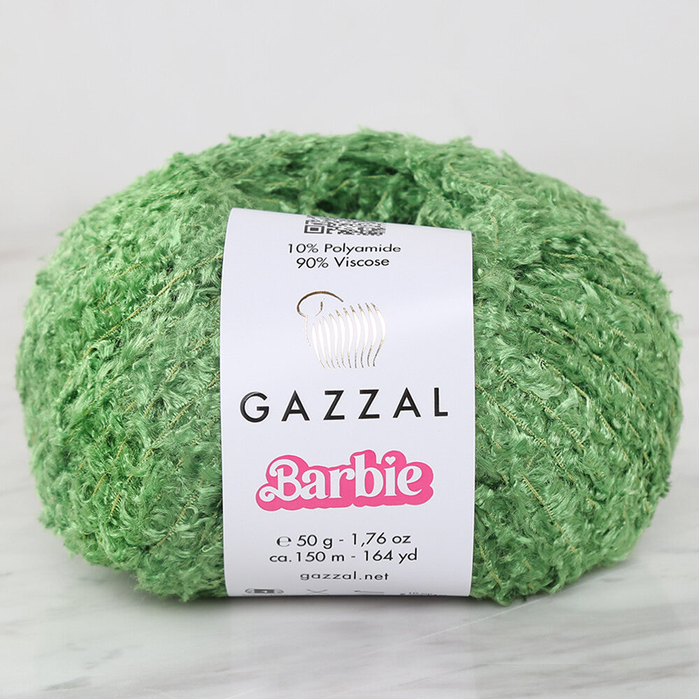 Gazzal Barbie Green Yarn - 10718