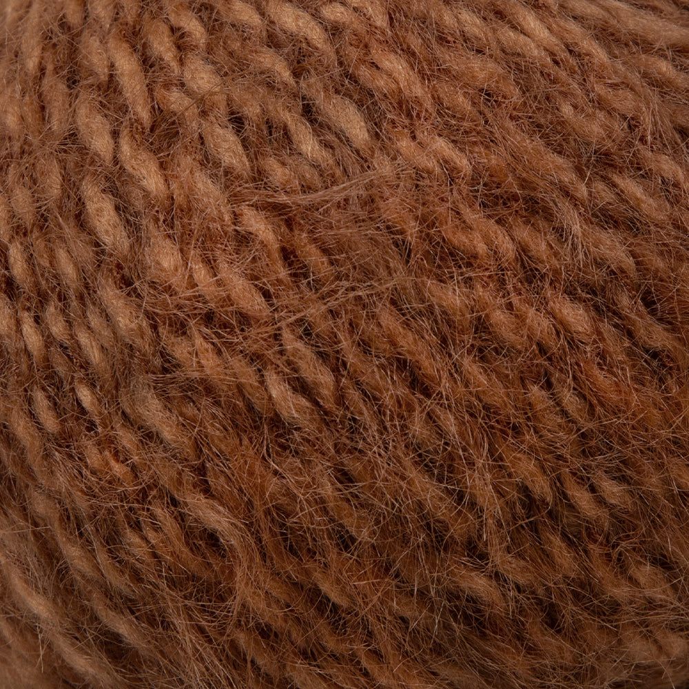 Gazzal Teddy Hand Knitting Yarn, Cinnamon - 6546