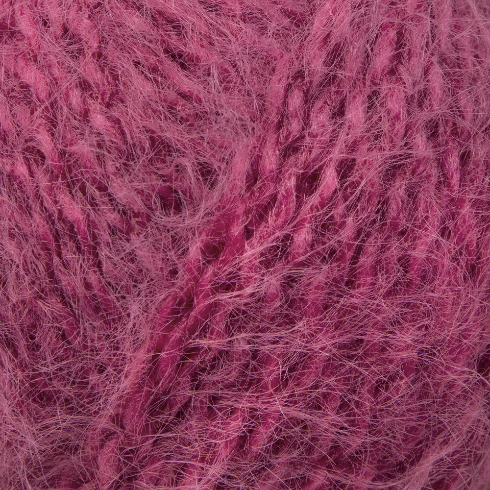 Gazzal Teddy Hand Knitting Yarn, Fuchsia - 6548