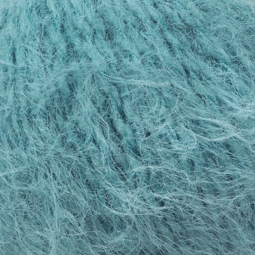 Gazzal Teddy Hand Knitting Yarn, Turquoise - 6557