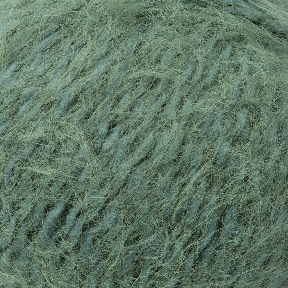 Gazzal Teddy Hand Knitting Yarn, Green - 6559