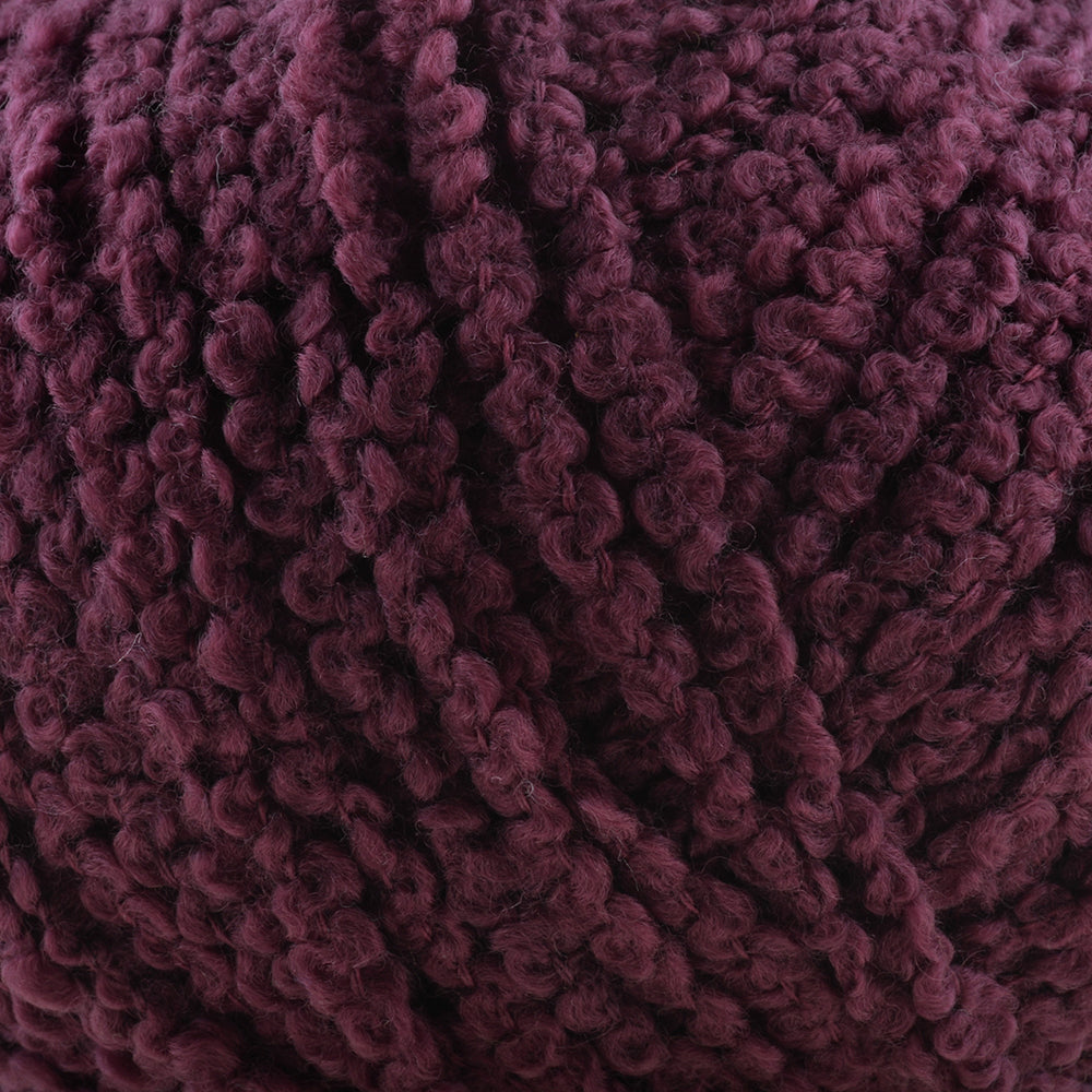 Gazzal Merino Boucle Hand Knitting Yarn, Purple-3767