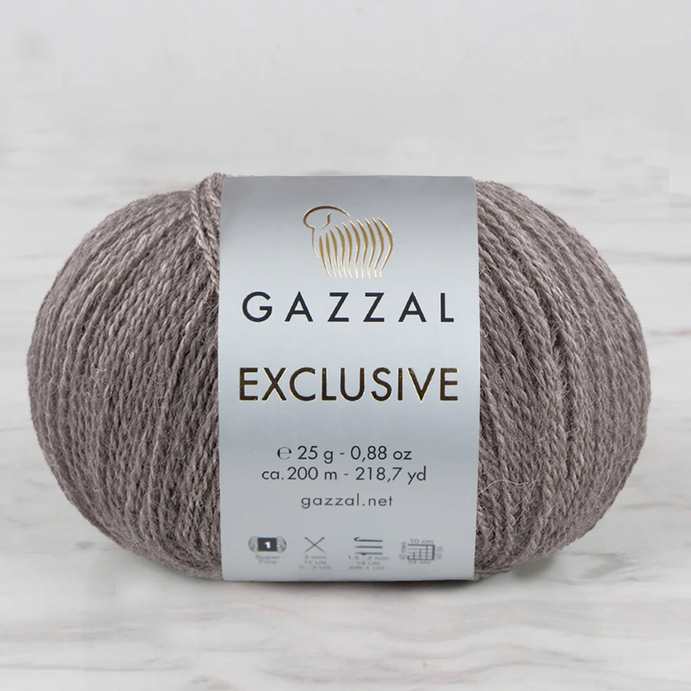 Gazzal Exclusive Hand Knitting Yarn, Beige-9924