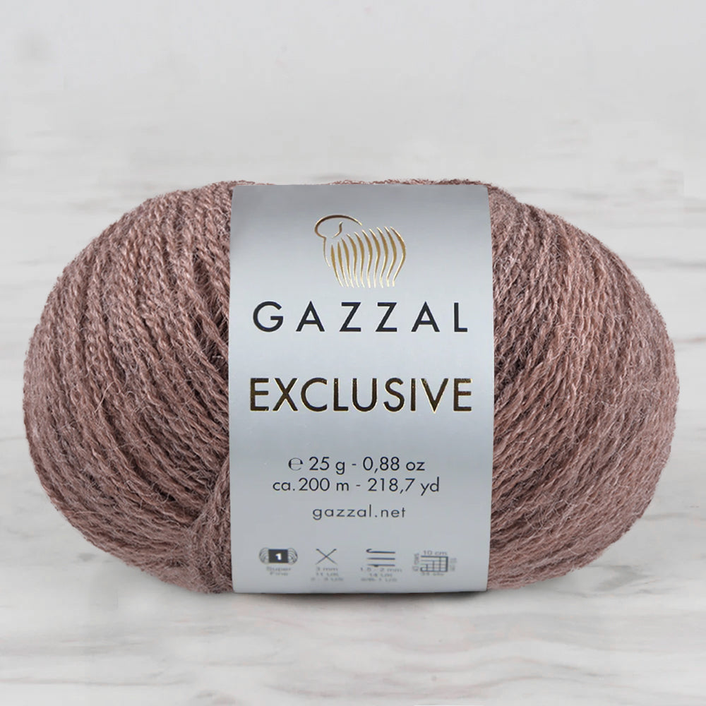 Gazzal Exclusive Hand Knitting Yarn, Beige-9926