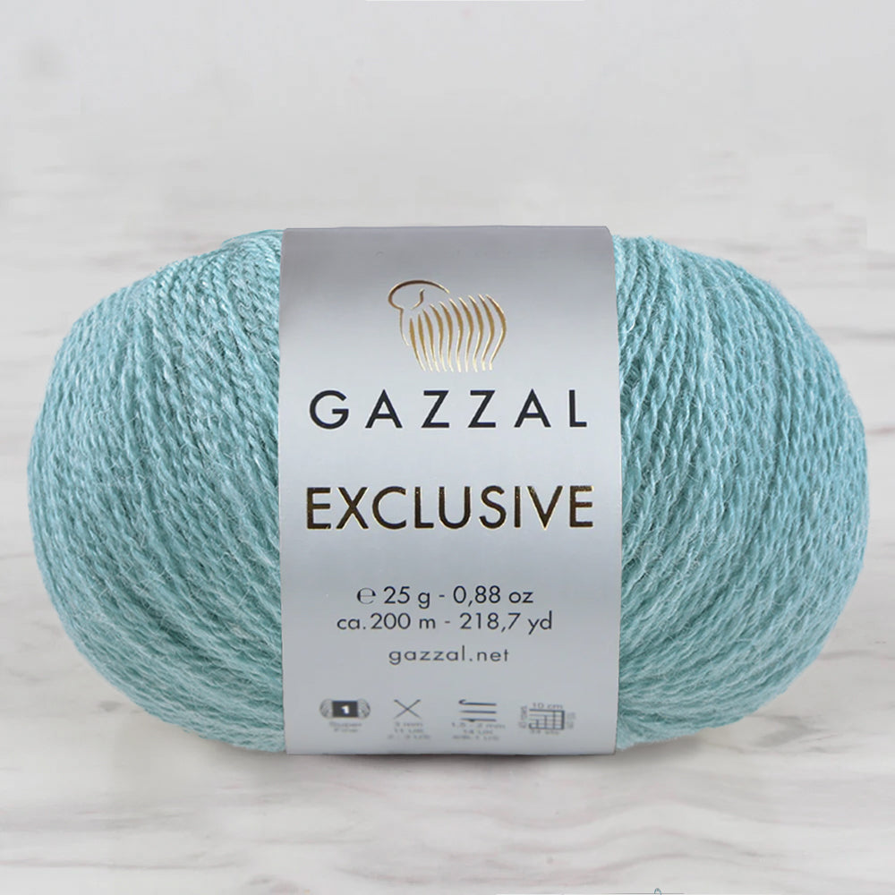 Gazzal Exclusive Hand Knitting Yarn, Green-9934