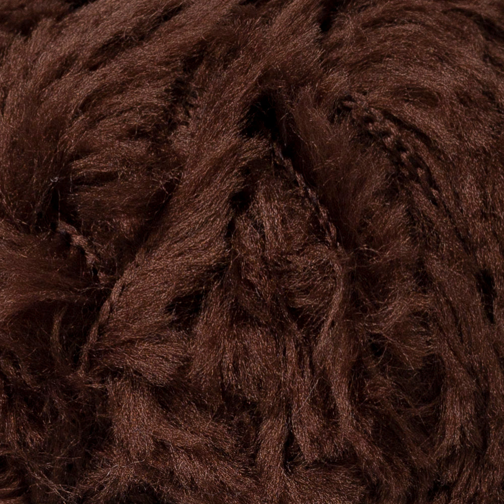 YarnArt Mink 50gr Fluffy Yarn, Dark Brown - 333