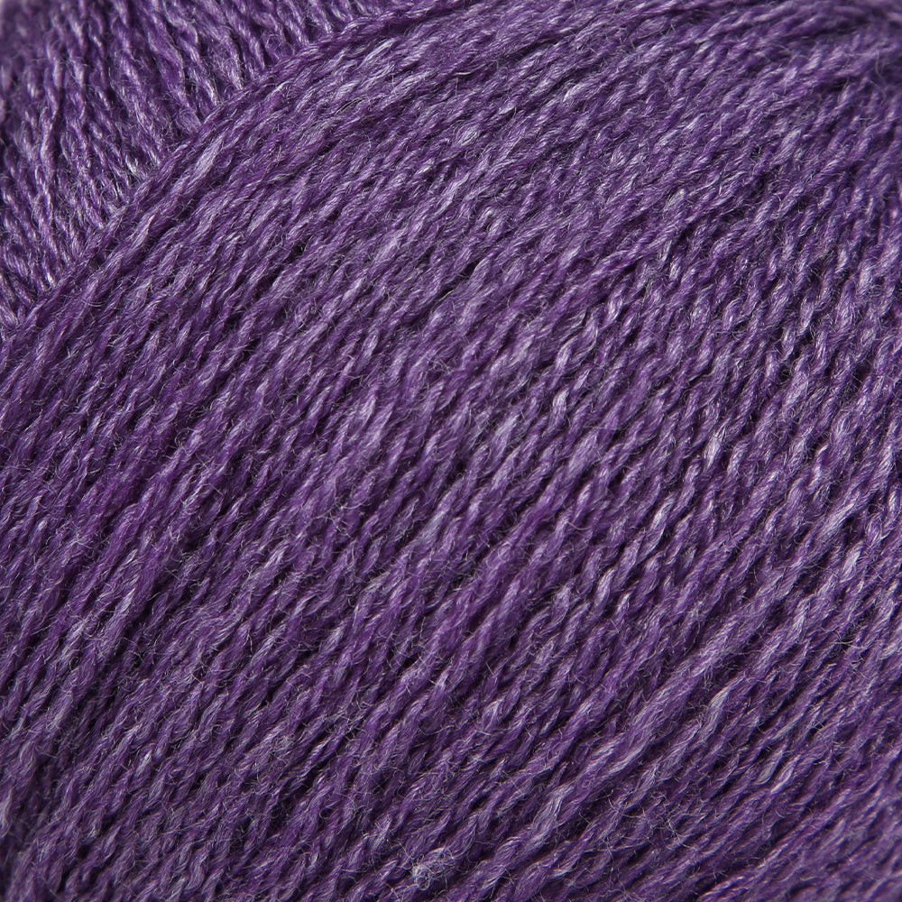 Yarnart SILK WOOL Hand Knitting Yarn, Purple - 334