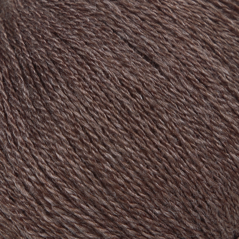 Yarnart SILK WOOL Hand Knitting Yarn, Brown - 336