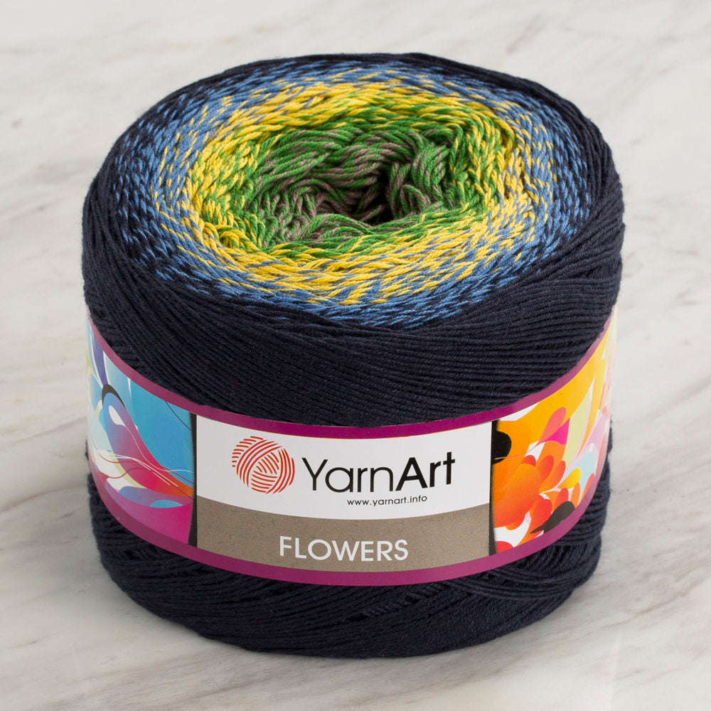 YarnArt Flowers Cotton Gradient Yarn - 250
