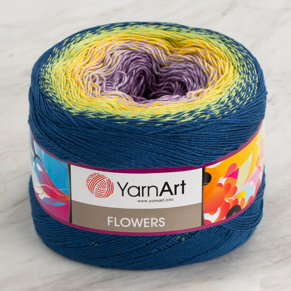 YarnArt Flowers Cotton Gradient Yarn - 257