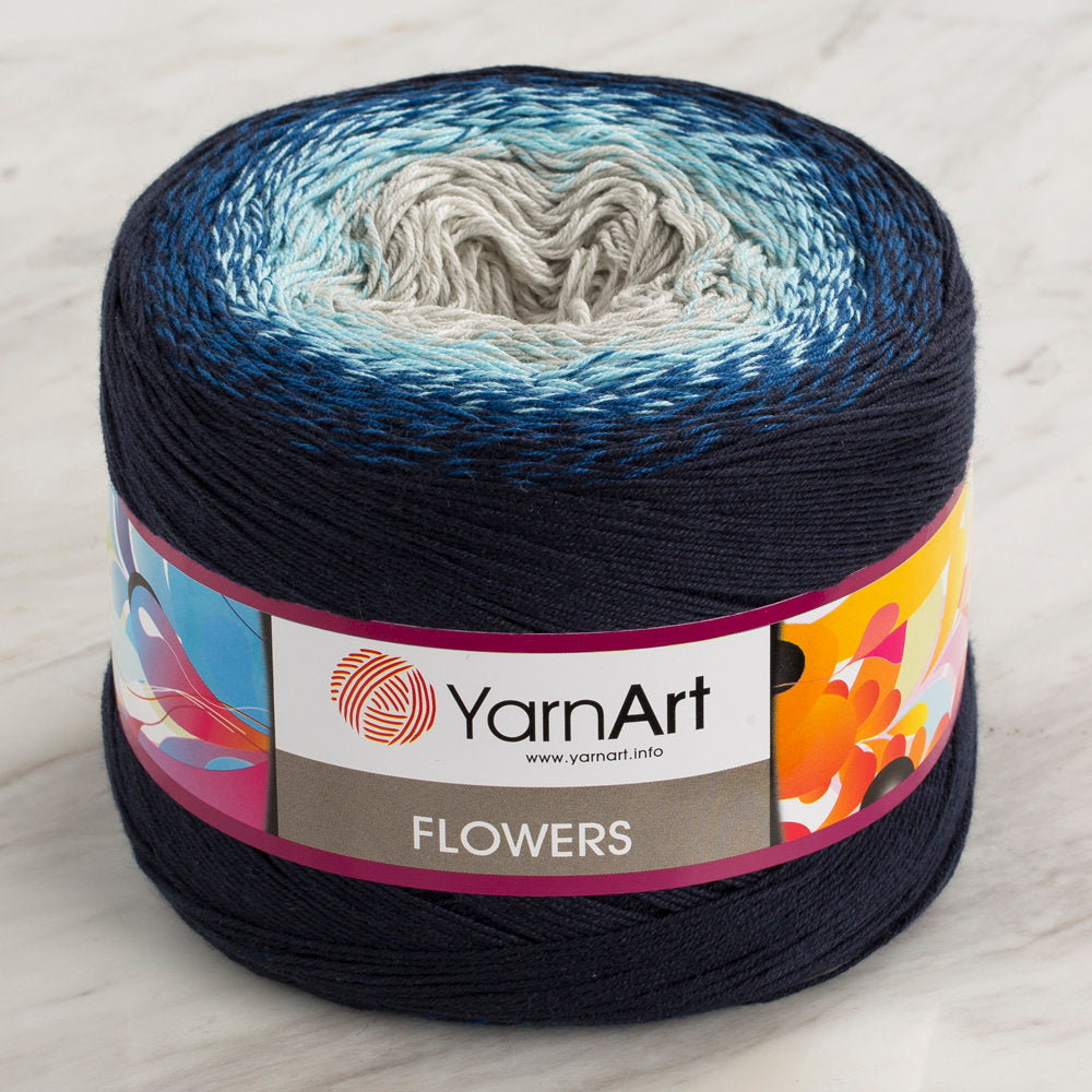 YarnArt Flowers Cotton Gradient Yarn - 261
