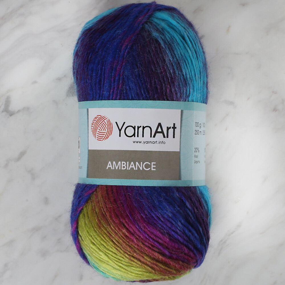 YarnArt Ambiance Knitting Yarn, Variegated - 153