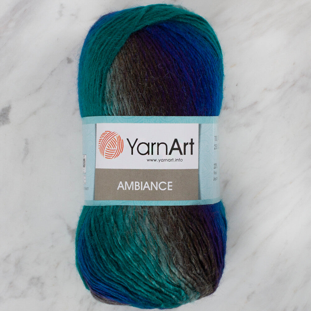YarnArt Ambiance Knitting Yarn, Variegated - 158