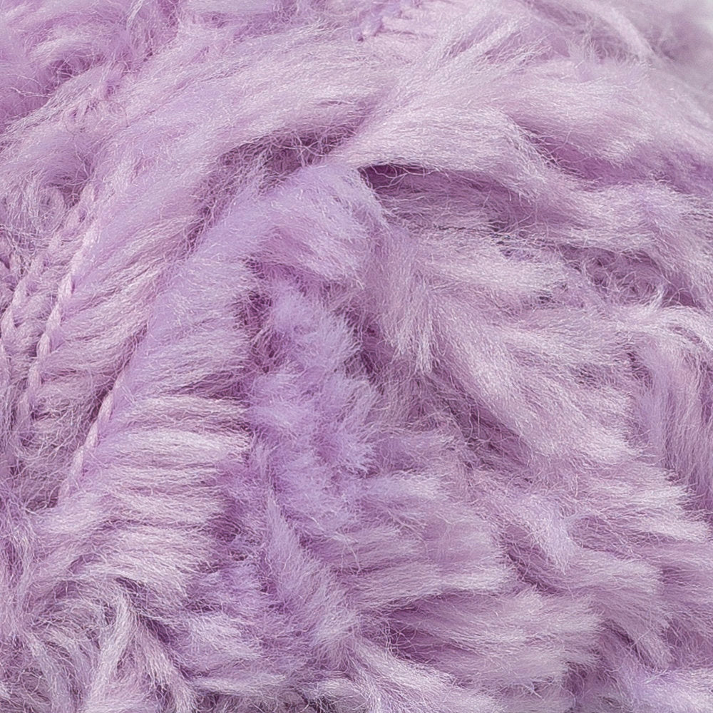 YARNART MINK - FAUX FUR KNITTING YARN PURPLE - 338