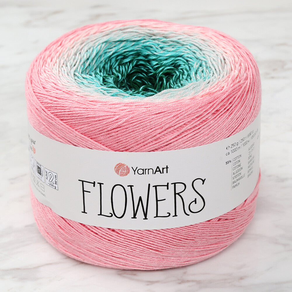 Yarnart Flowers Cotton Gradient Yarn - 292