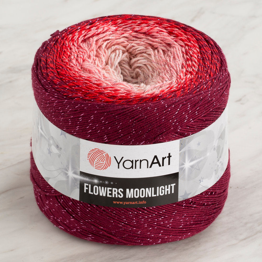 YarnArt Flowers Moonlight Cotton Lurex (Glitter) Gradient Yarn - 3269