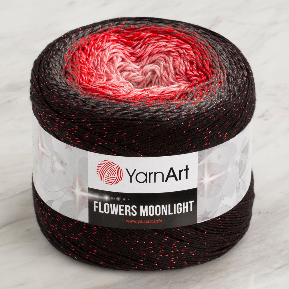 YarnArt Flowers Moonlight Cotton Lurex (Glitter) Gradient Yarn - 3282