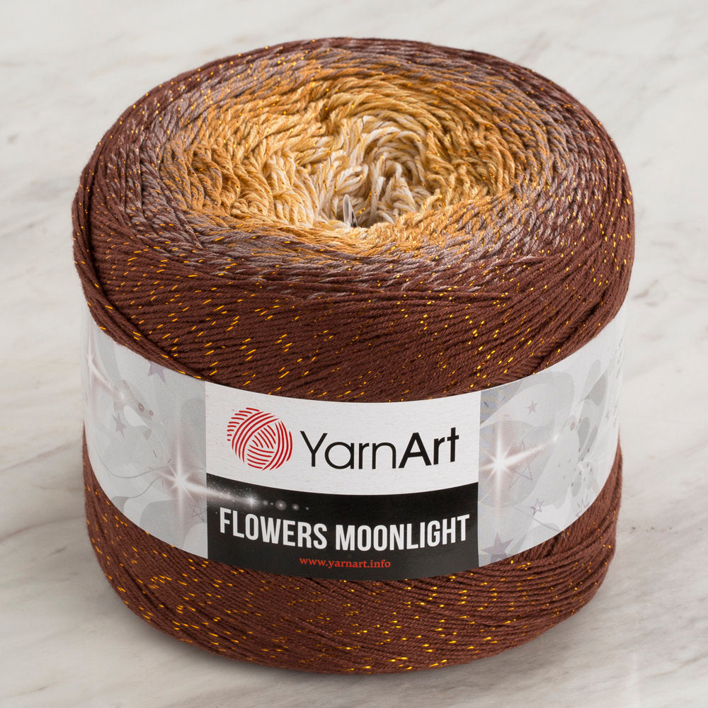 YarnArt Flowers Moonlight Cotton Lurex (Glitter) Gradient Yarn - 3284