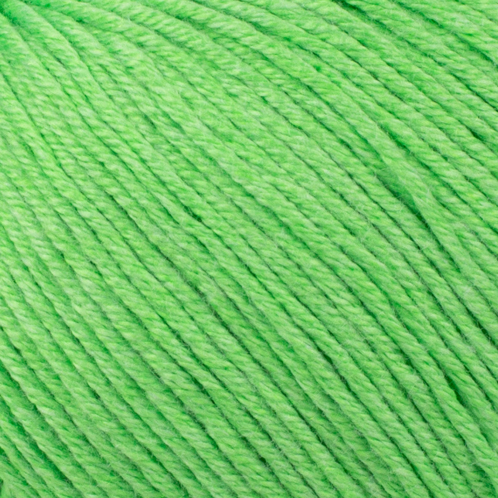YarnArt Baby Cotton Knitting Yarn, Neon Green - 438