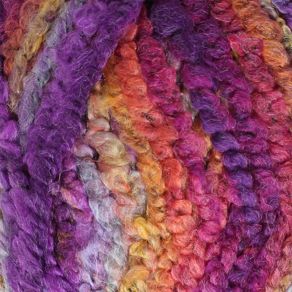 Yarnart Frizzy Yarn, Variegated - 412