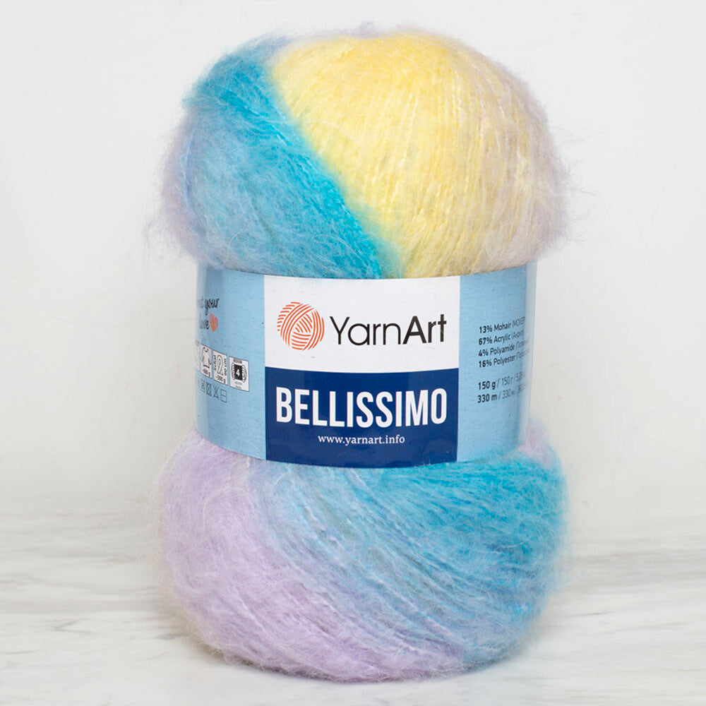 Yarnart Bellissimo Yarn, Variegated - 1422