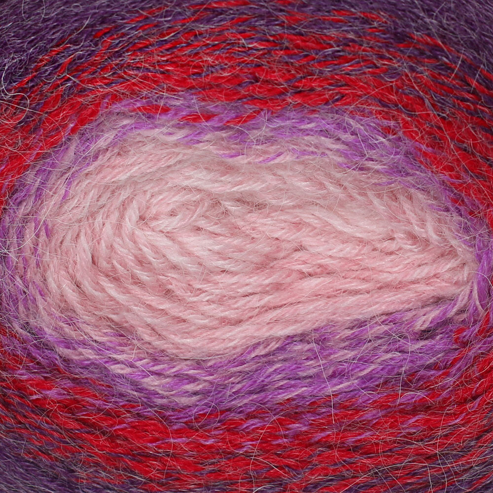 Yarnart Flowers Alpaca 250 Gr Knitting Yarn, Variegated - 434