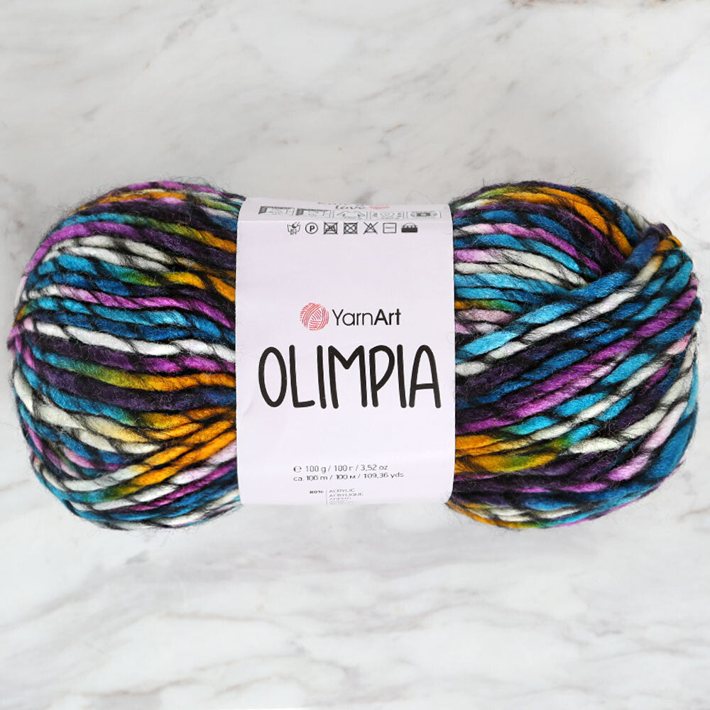 Yarnart Olimpia Knitting Yarn - Variegated- 1410