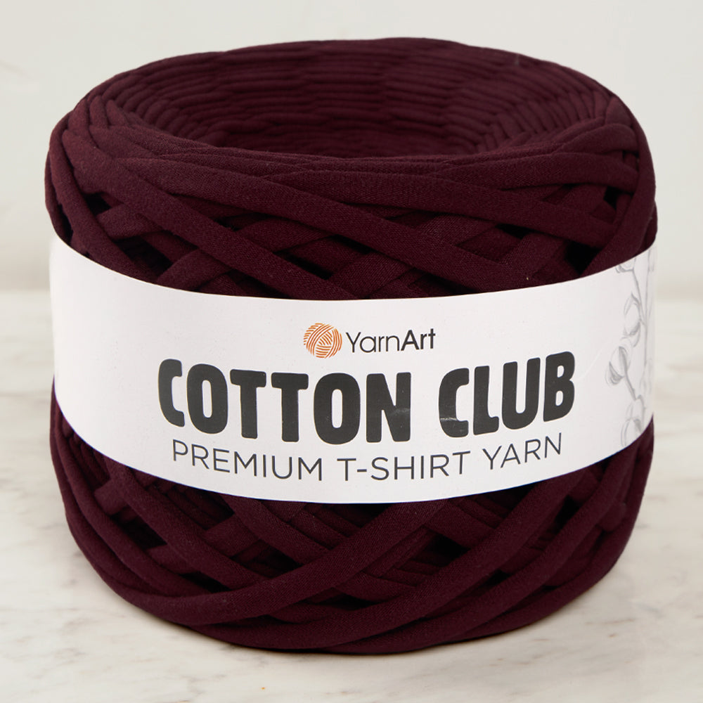 Yarnart COTTON CLUB T-Shirt Yarn Burgundy-7335
