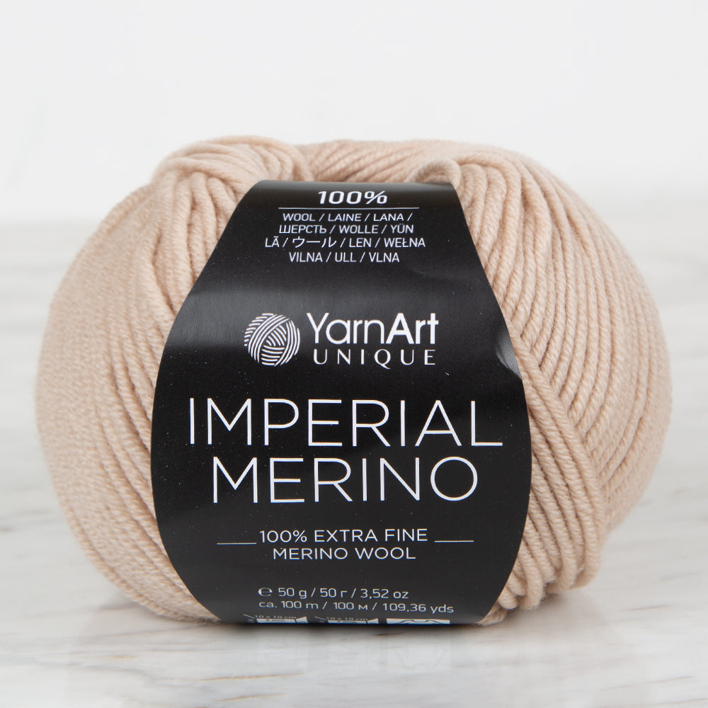 YarnArt IMPERIAL MERINO Knitting Yarn ,Beige 3306