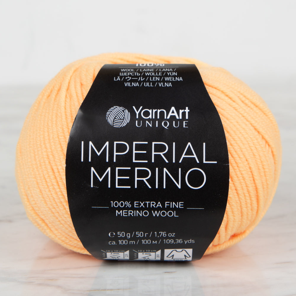 YarnArt IMPERIAL MERINO Knitting Yarn ,Orange 3317