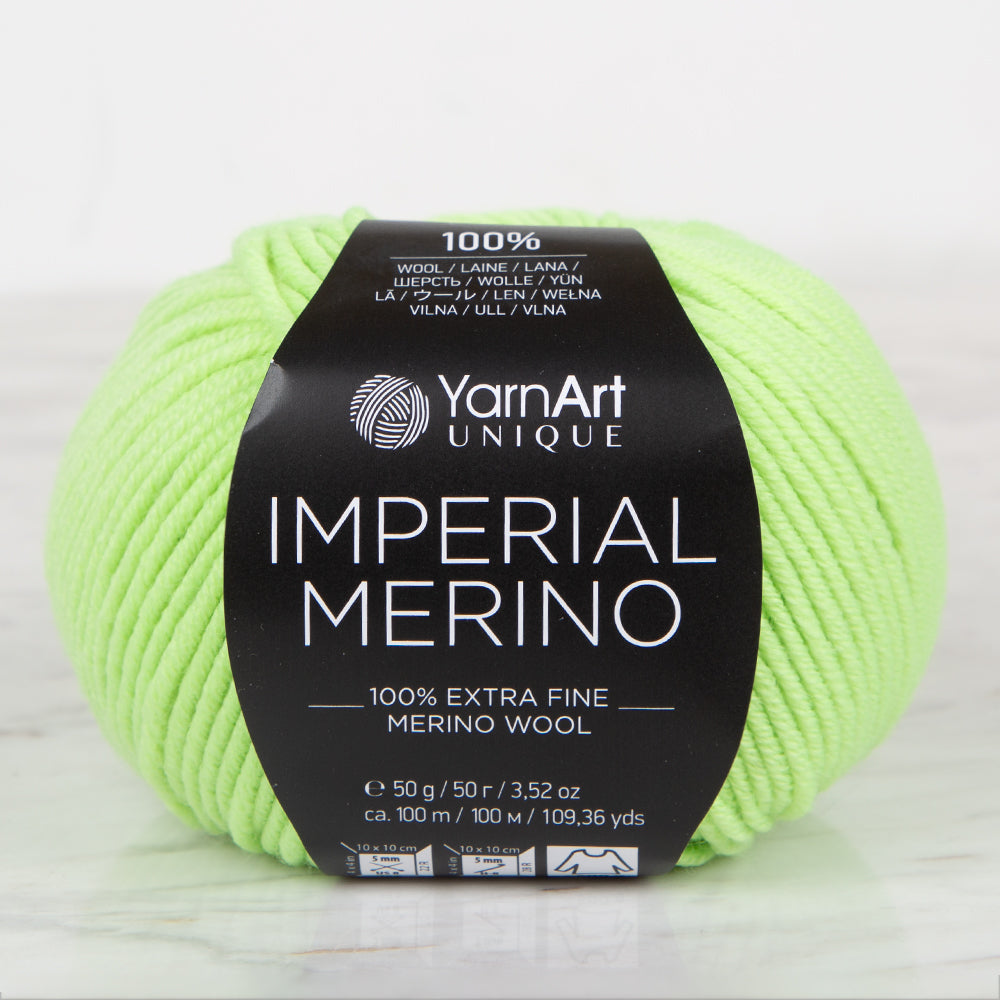 YarnArt IMPERIAL MERINO Knitting Yarn ,Green 3330
