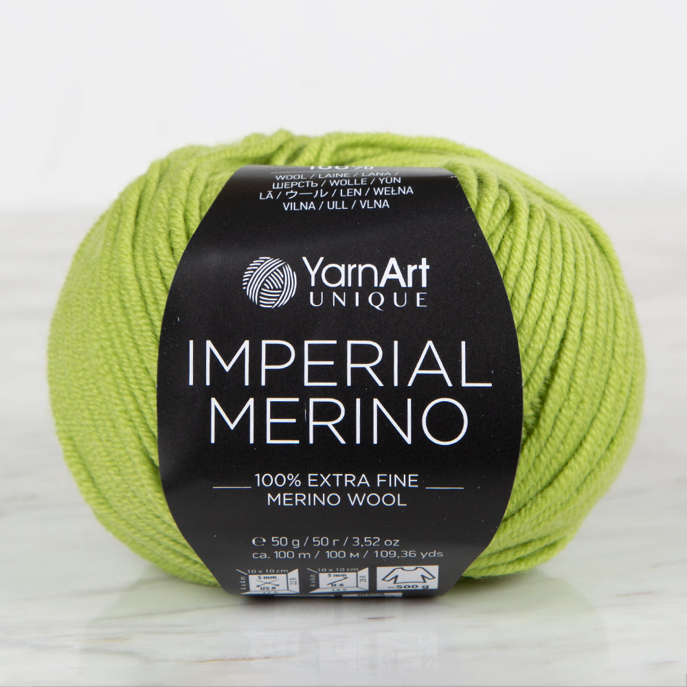 YarnArt IMPERIAL MERINO Knitting Yarn ,Green 3331