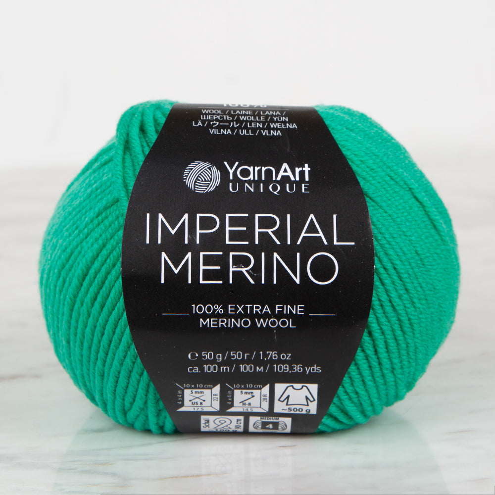 YarnArt IMPERIAL MERINO Knitting Yarn ,Green 3332