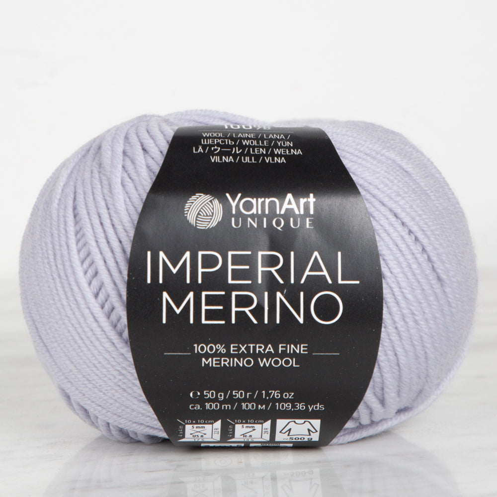YarnArt IMPERIAL MERINO Knitting Yarn, Grey - 3338