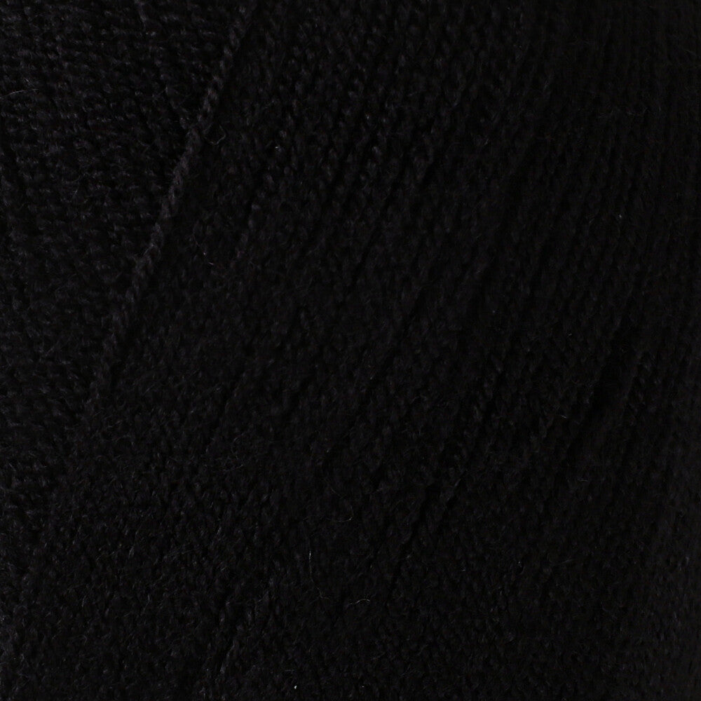 Kartopu Kristal Knitting Yarn, Black - K940