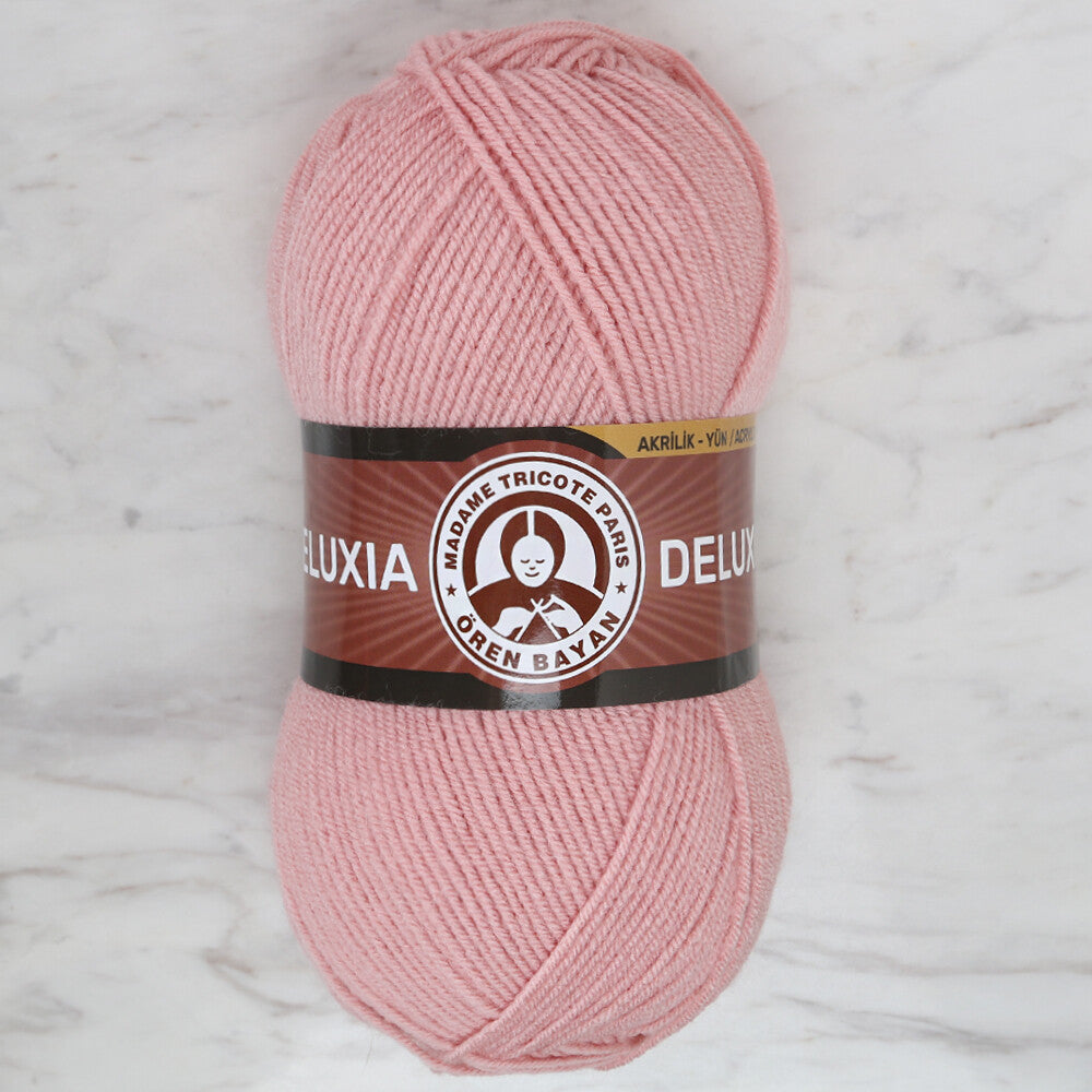 Madame Tricote Paris Deluxia Knitting Yarn, Light Pink - 001