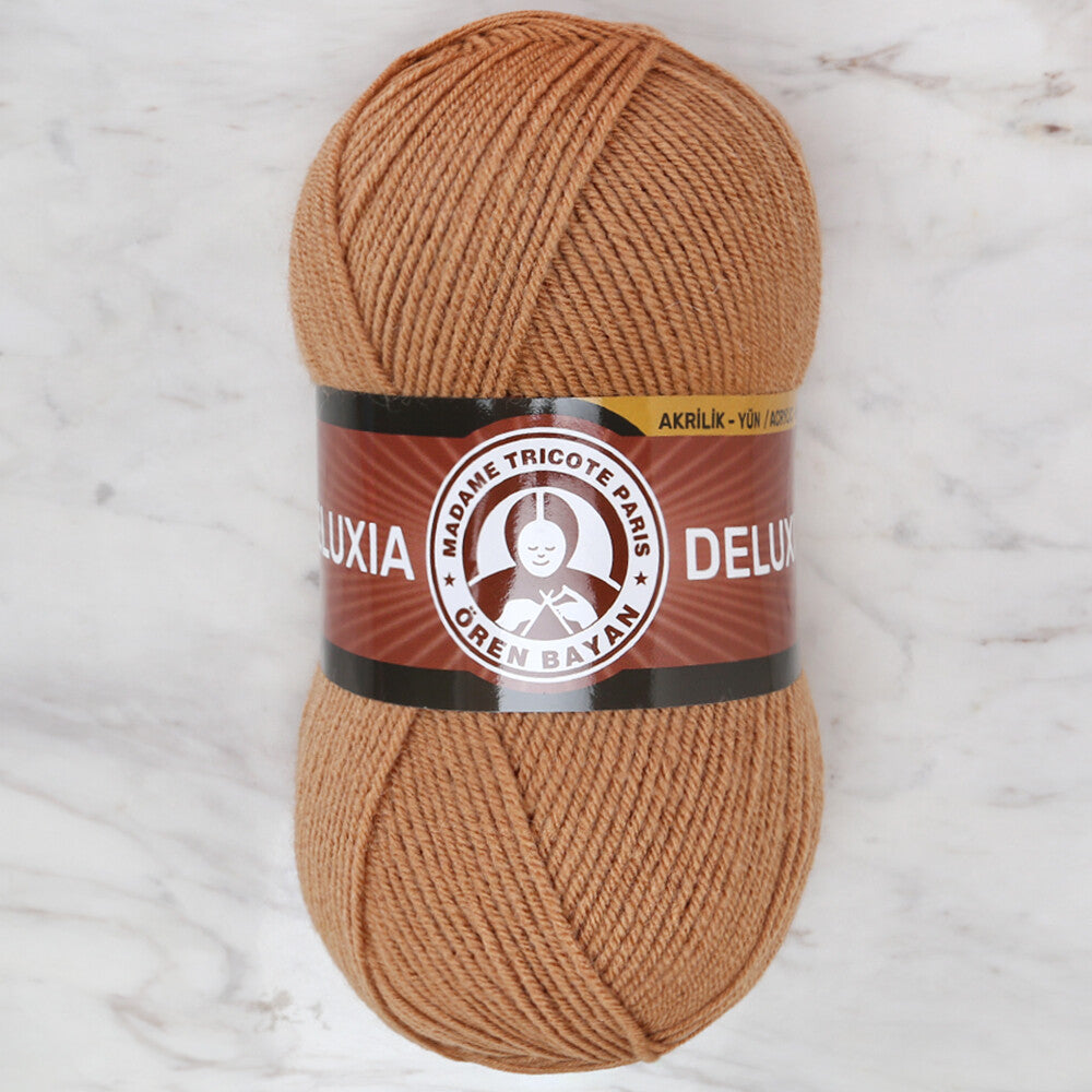 Madame Tricote Paris Deluxia Knitting Yarn, Brown - 099