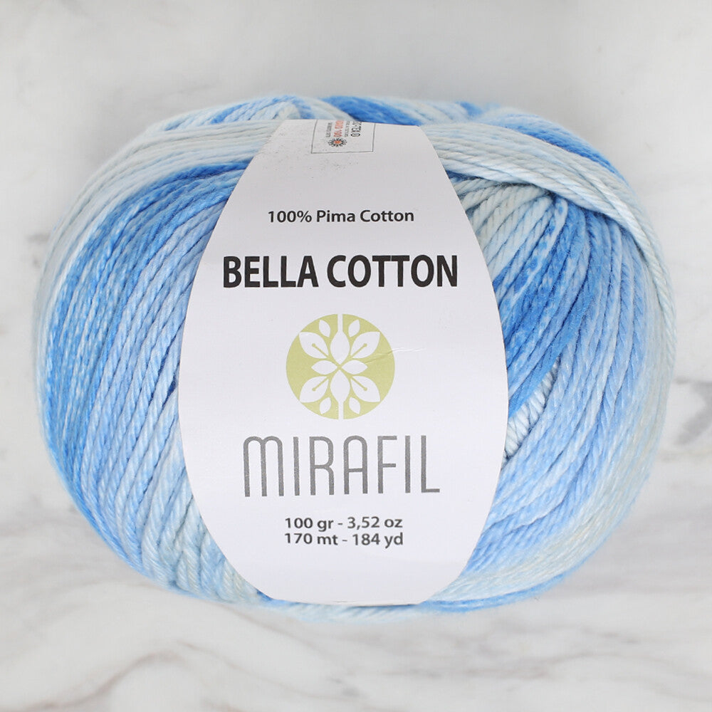 Mirafil Bella Cotton Yarn, Variegated - 514