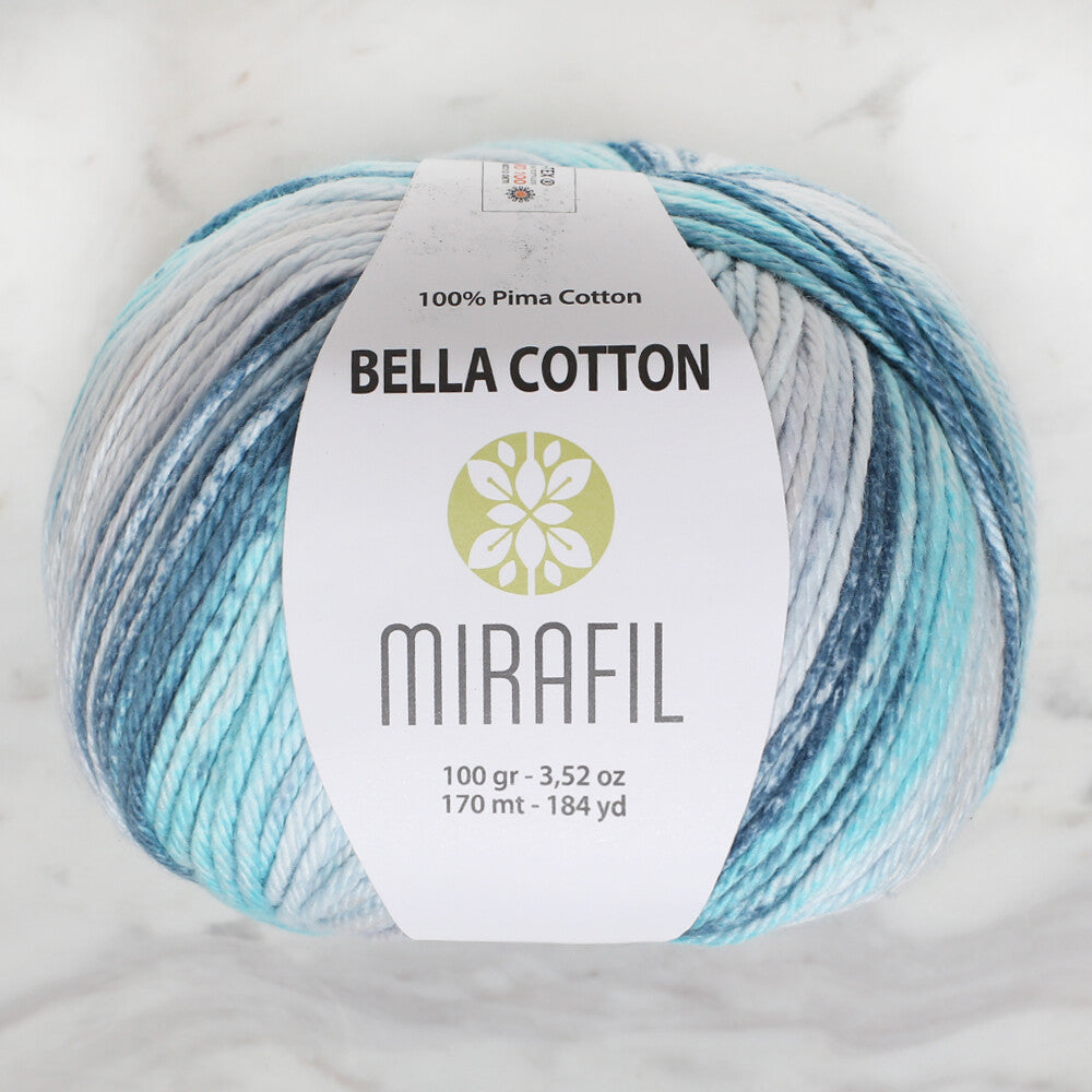 Mirafil Bella Cotton Yarn, Variegated - 516