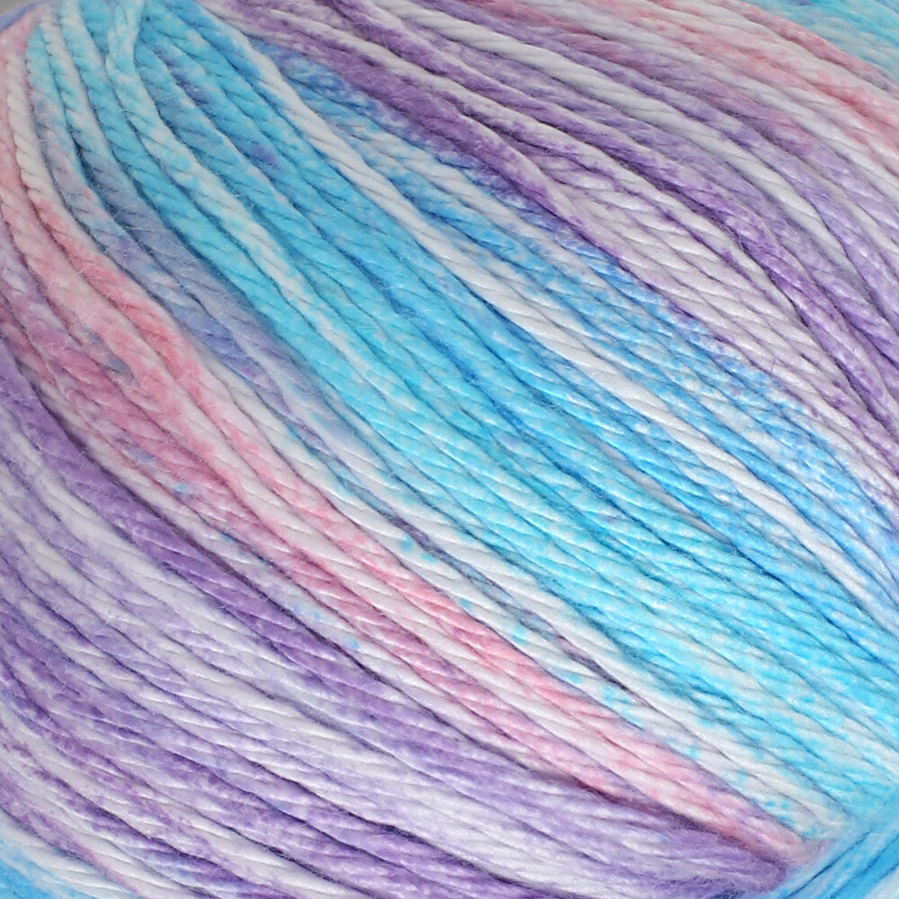 Mirafil Bella Cotton Turbo Yarn, Variegated - 526