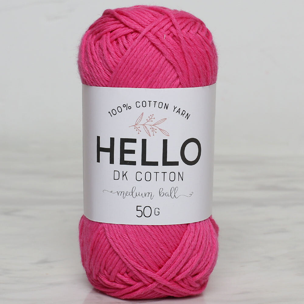 Hello Knitting Yarn, Fuchsia - 104