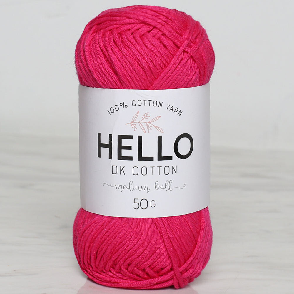 Hello Knitting Yarn, Fuchsia - 105
