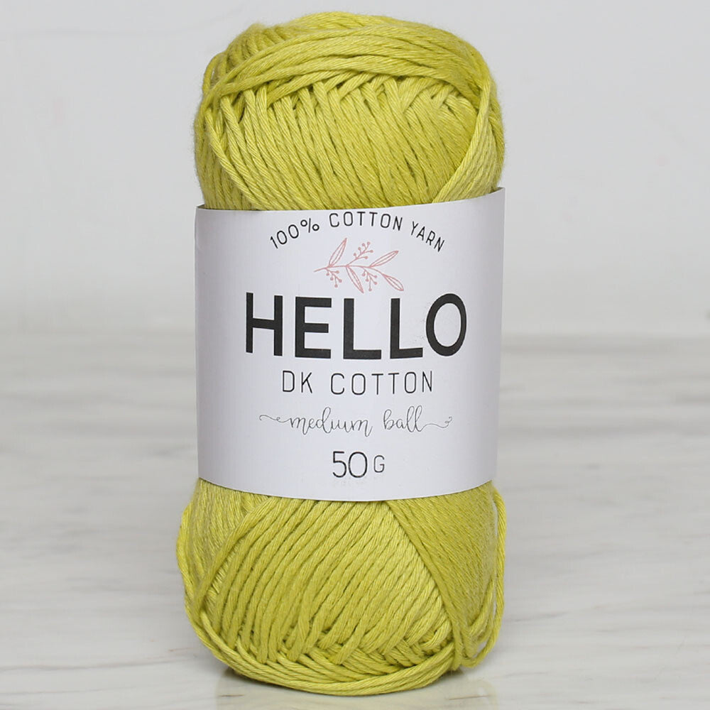 Hello Knitting Yarn, Green - 130