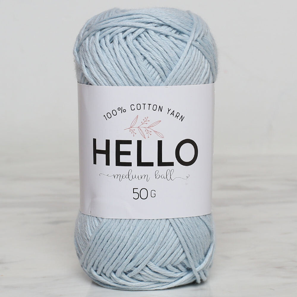 Hello Knitting Yarn, Light Blue - 145