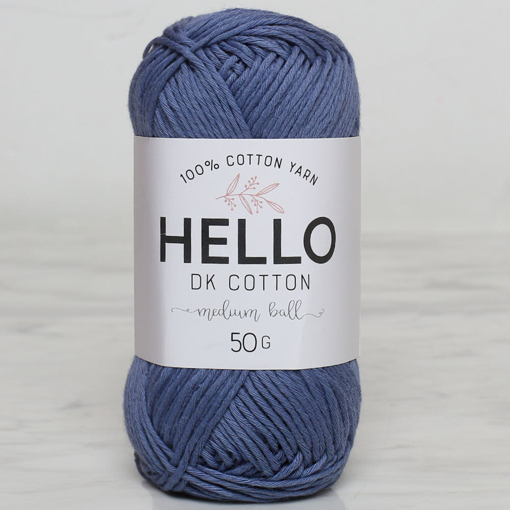 Hello Knitting Yarn, Dark Blue - 149