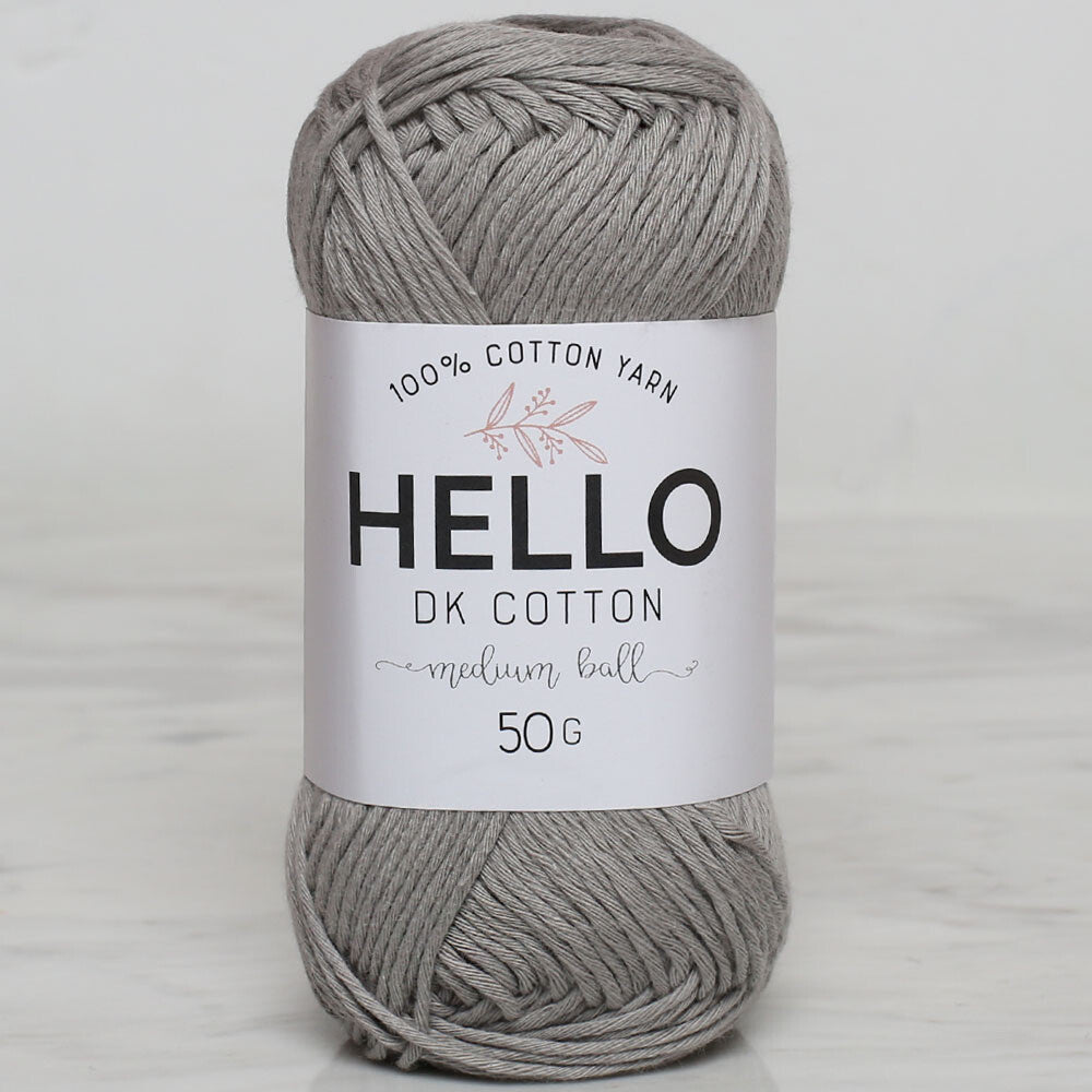 Hello Knitting Yarn, Grey - 159