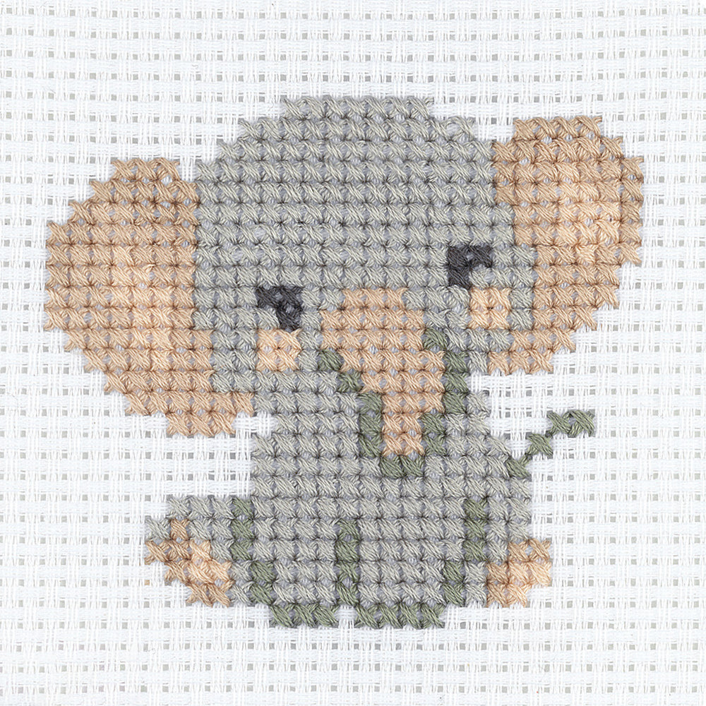 Hello Crafts Cross Stitch Kit Baby Elephant - HC556