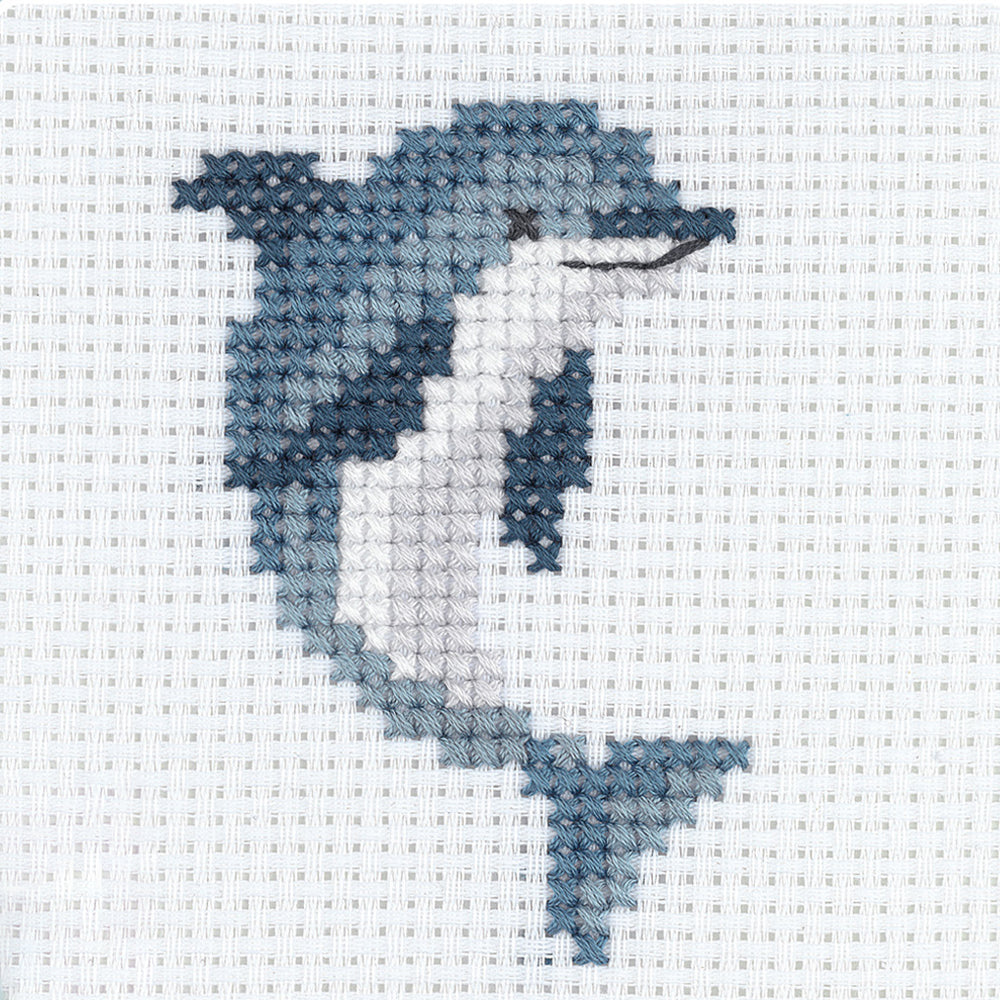 Hello Crafts Cross Stitch Kit Cheerful Dolphin - HC557